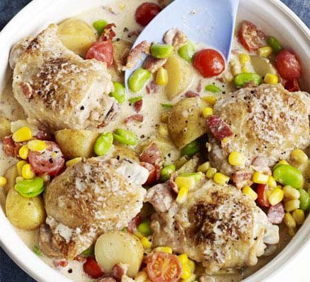 Summer chicken one-pot recipe 
