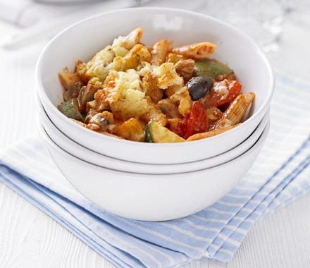 Cheese & tomato pasta bakes recipe