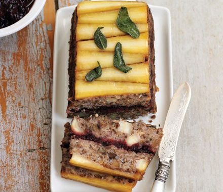 Parsnip, cranberry & chestnut loaf recipe