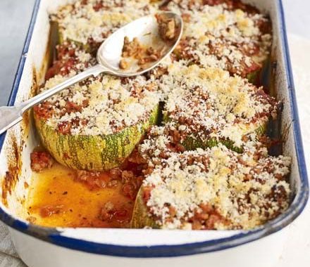 Stuffed marrow bake recipe