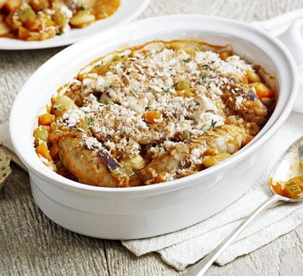 Sausage & butter bean casserole recipe 