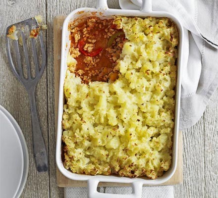 Spicy turkey & pepper bake recipe 
