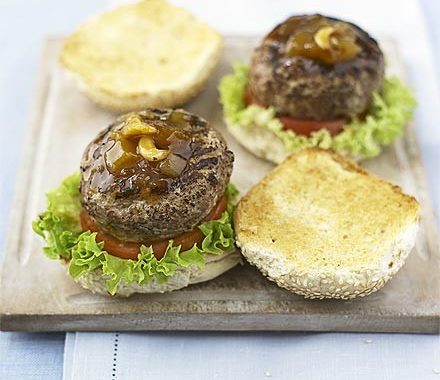 Spiced turkey burgers recipe