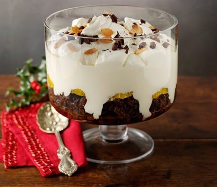 Christmas pudding trifle recipe