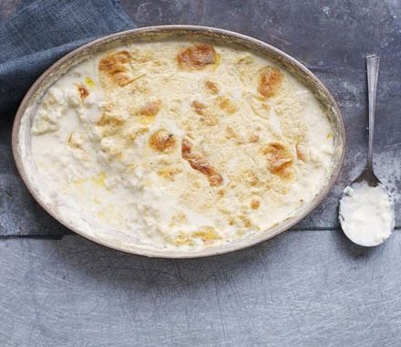 Baked lemon & vanilla rice pudding recipe
