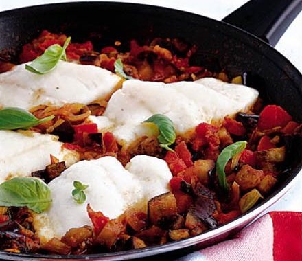 Haddock in tomato basil sauce recipe