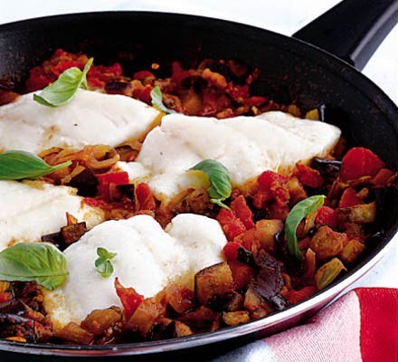 Haddock in tomato basil sauce recipe 