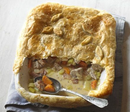 Pheasant, leek & bacon pie recipe