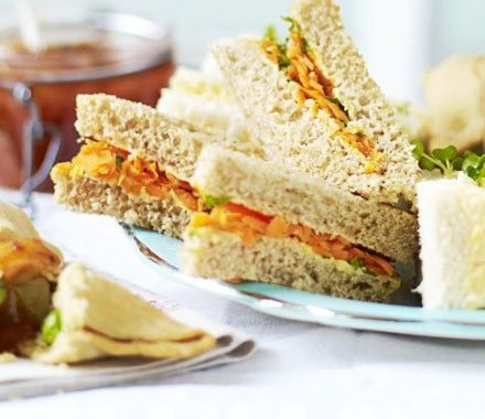 Carrot & raisin sandwiches recipe