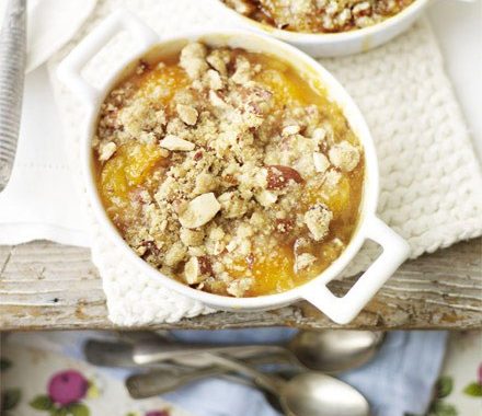 Apricot & almond crumble recipe