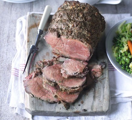 Roast beef with caramelised onion gravy recipe 