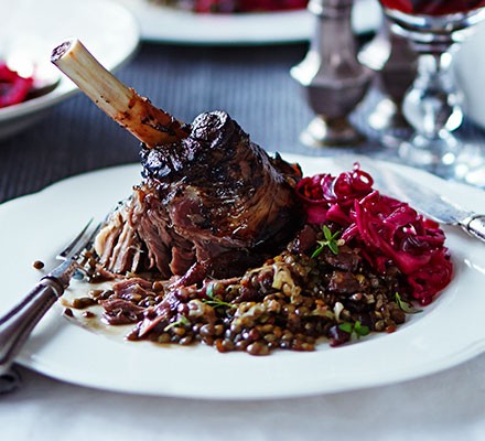 Salt-baked lamb shanks recipe 