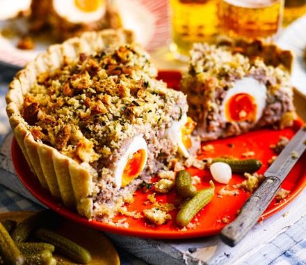 Scotch egg picnic pie recipe