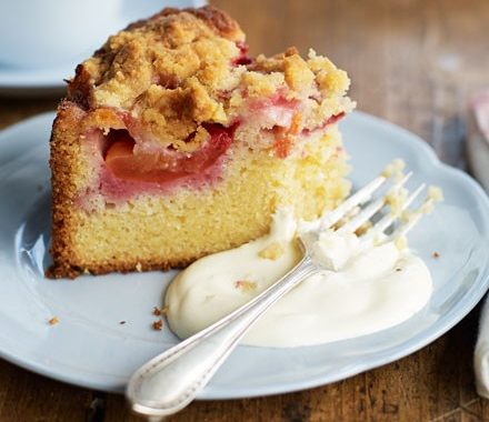 Plum crumble cake recipe