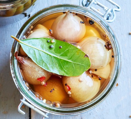 Spiced pickled shallots recipe 