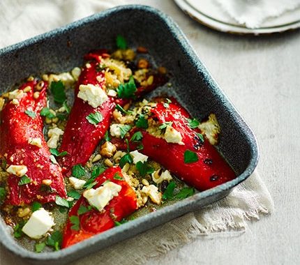 Stuffed red peppers recipe