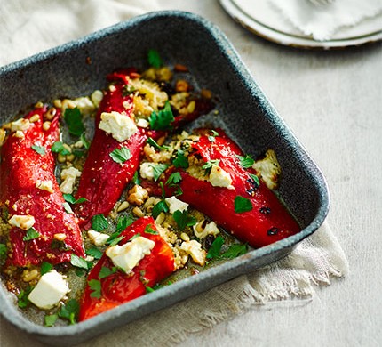 Stuffed red peppers recipe 
