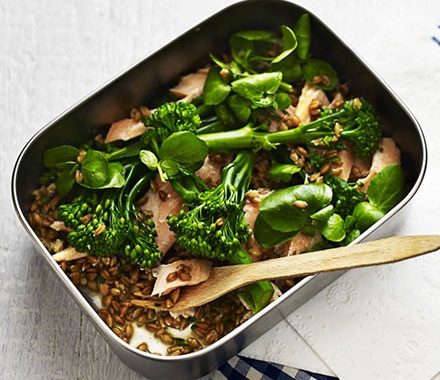 Trout & spelt salad with watercress recipe