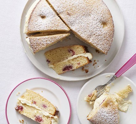 White chocolate & raspberry cake recipe 