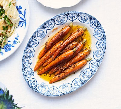 Cumin-spiced roasted carrots recipe