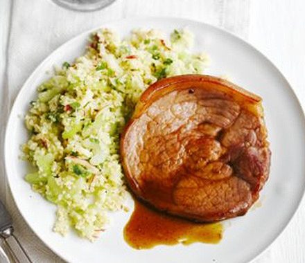 Sticky gammon steaks recipe