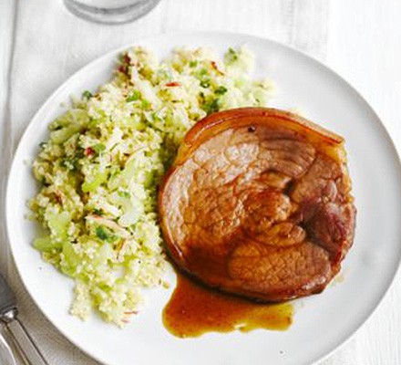 Sticky gammon steaks recipe 