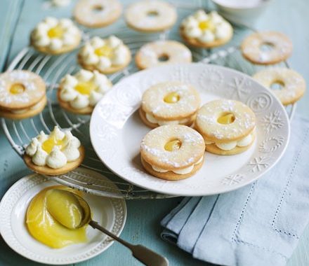 Lemon sherbet jammy dodgers recipe