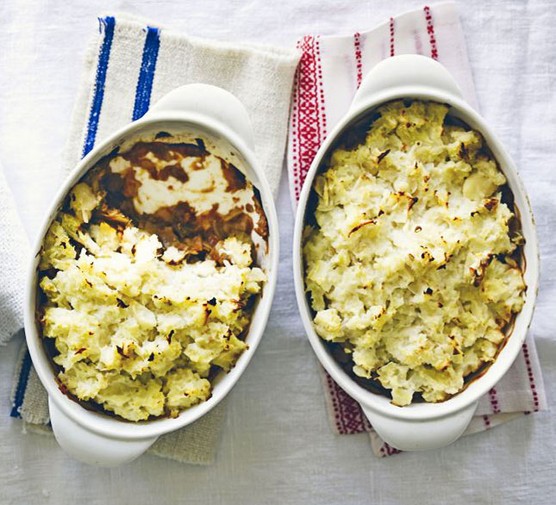 Lentil shepherd’s pie with celeriac & butter bean mash recipe 