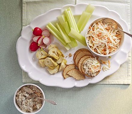 Smoked mackerel pâté platter recipe