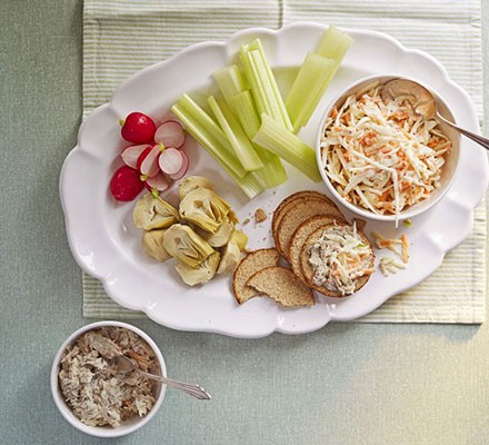 Smoked mackerel pâté platter recipe 