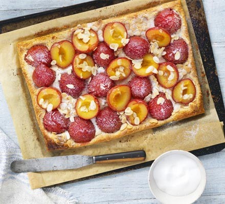 Plum & almond pastry recipe 