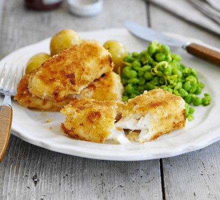 Fish fingers & mushy peas recipe 