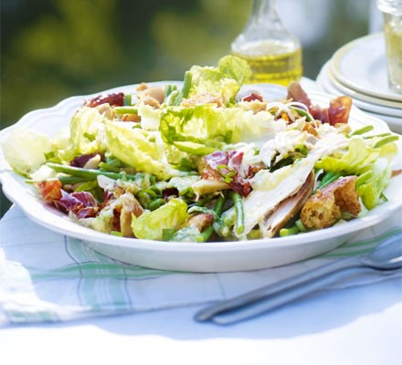 Roast chicken garden salad recipe 