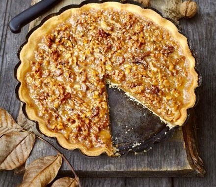 Walnut caramel tart recipe