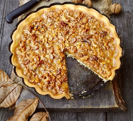Walnut caramel tart recipe 