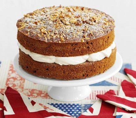Coffee & walnut cake recipe