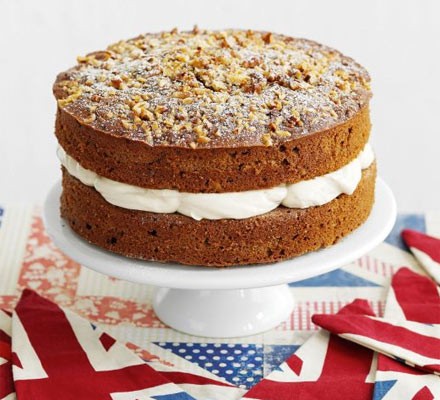 Coffee & walnut cake recipe 