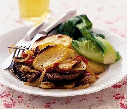 Steak supper for two or more recipe