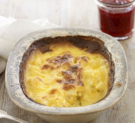 Slow-baked clotted cream rice pudding recipe 