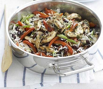 Spicy chicken fried rice recipe