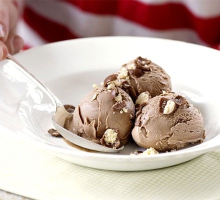 Malt chocolate ice cream recipe 