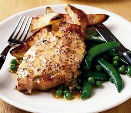 Rarebit pork chops recipe