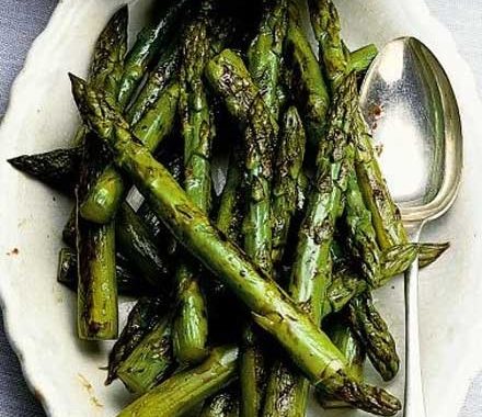 Griddled asparagus recipe