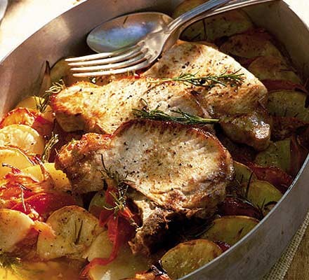 Summer pork & potatoes recipe 