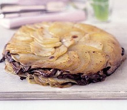 Wild mushroom & potato cake recipe