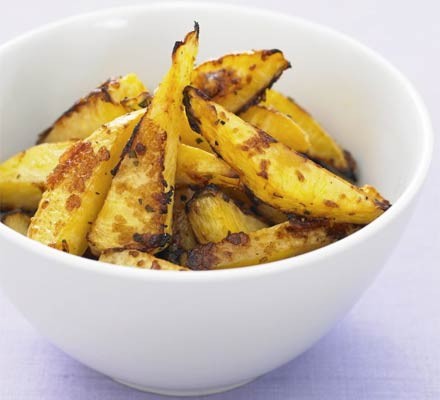Roasted swede with parmesan recipe 