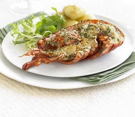 Lobster with Thermidor butter recipe