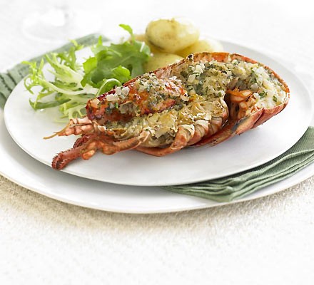 Lobster with Thermidor butter recipe 