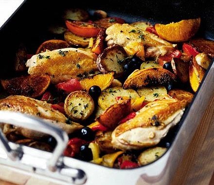 All-in-one chicken traybake recipe