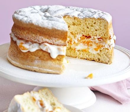 Fruity sponge cake recipe